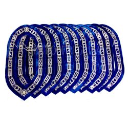 Masonic Blue Lodge Officer Collar Metal